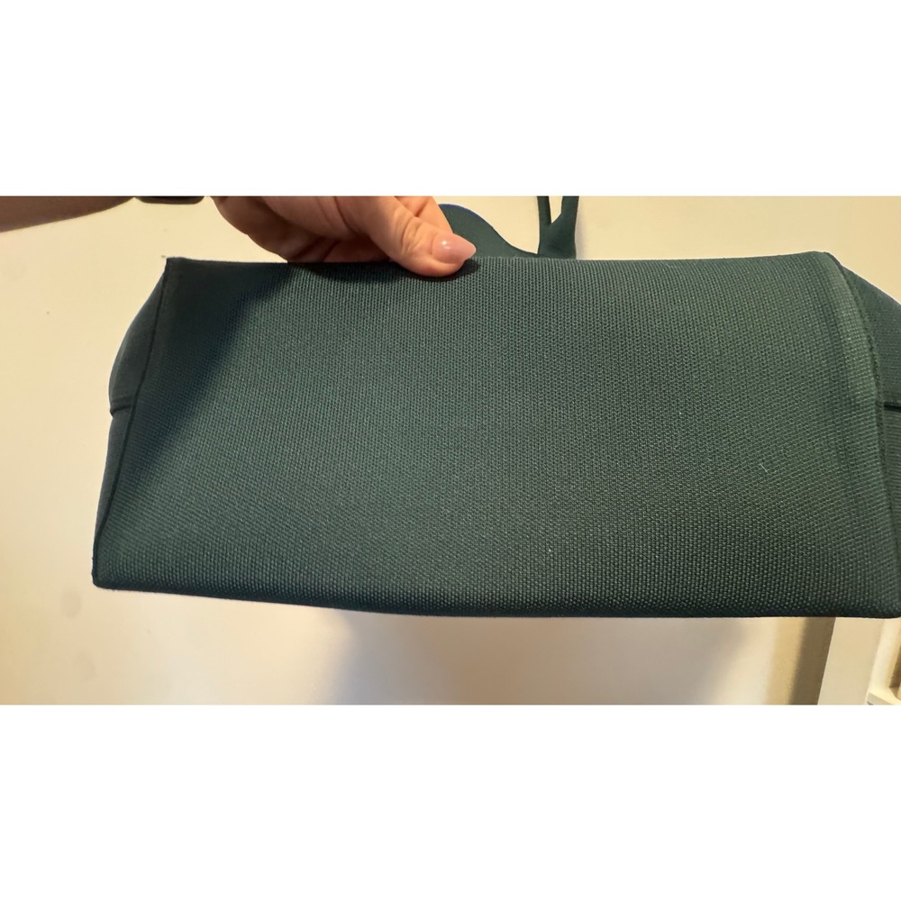 Rothy's Essential Tote Juniper Green Knit Sustainable Shoulder Bag - Picture 2 of 7